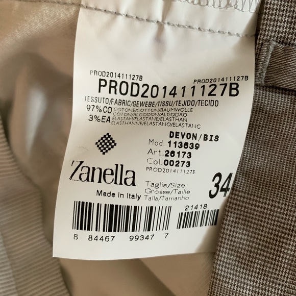 Men’s designer slacks by Zanella - Picture 3 of 8